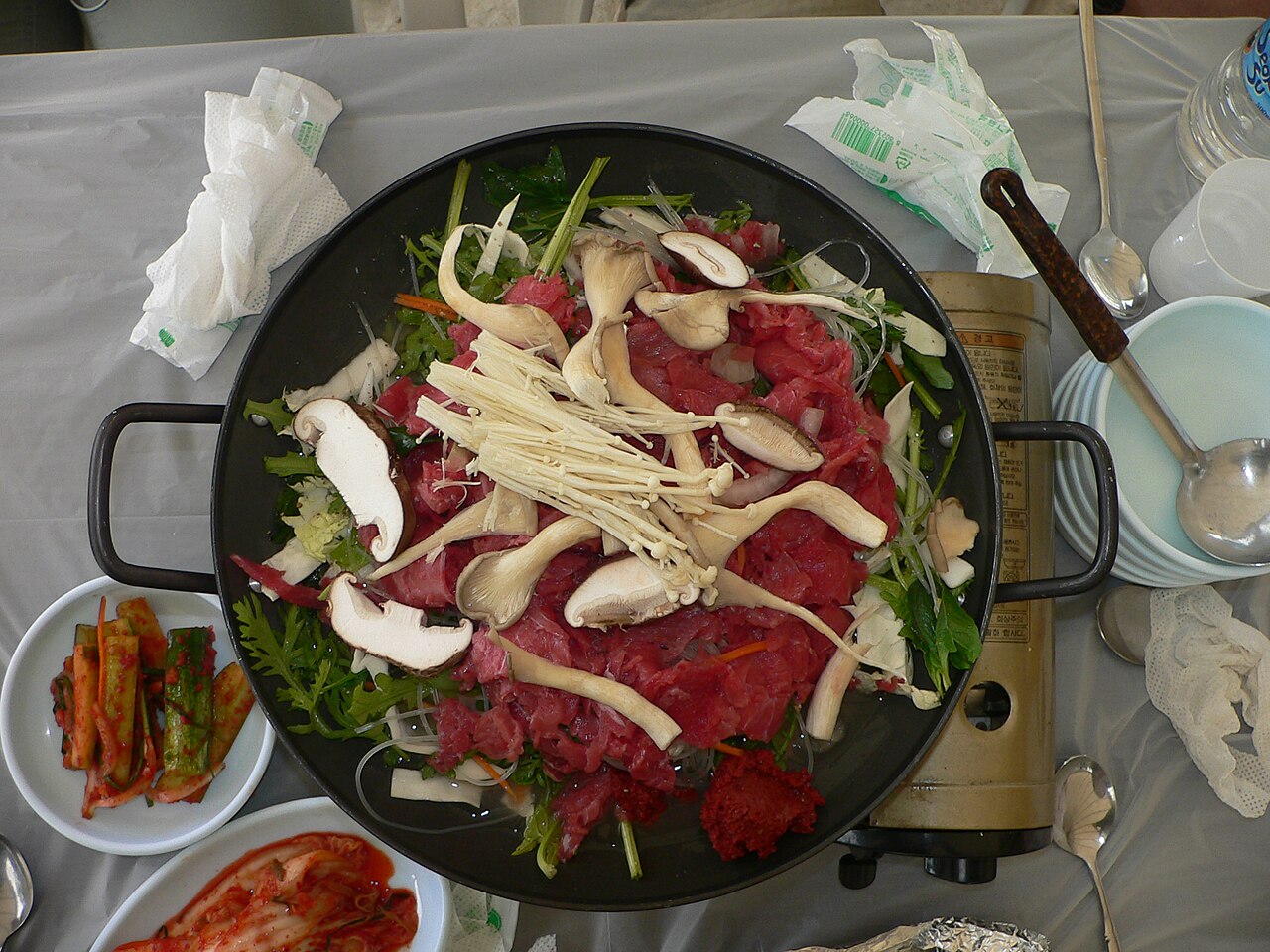 Chuseok Feast (Galbi and Korean holiday sides)