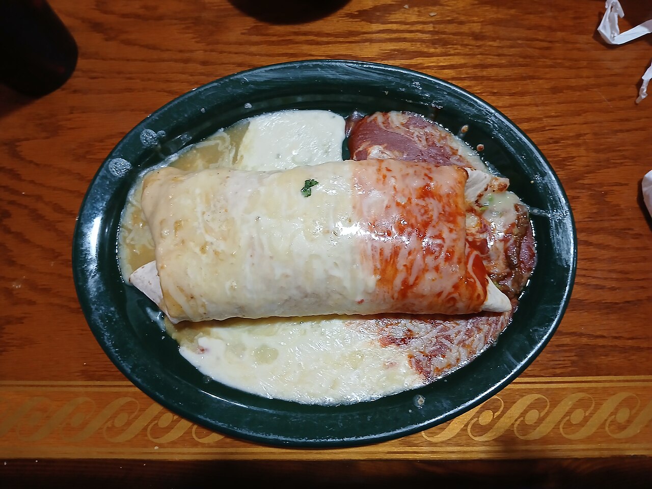 seafood burrito